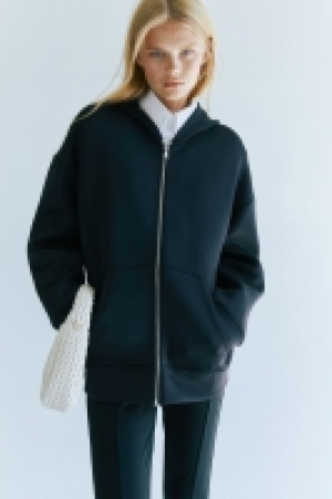 Oversized Hoodiejacke aus Scuba CHF 37.95