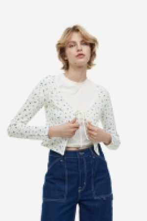 HM  Cardigan mit Bindebändern