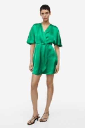 Wickelkleid aus Satin CHF 30.95