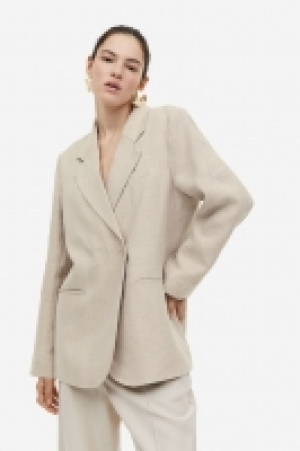 Zweireihiger Blazer aus Leinen CHF 47.95