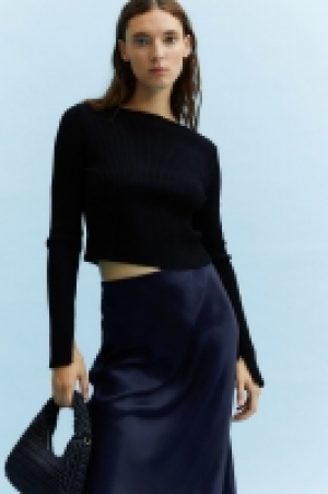 Cropped Shirt in Rippstrick CHF 20.95