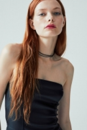 HM  Beschichtetes Bandeau-Kleid