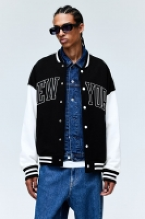Oversized Baseballjacke
