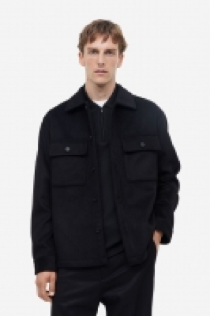 Overshirt aus Wollmix Regular Fit