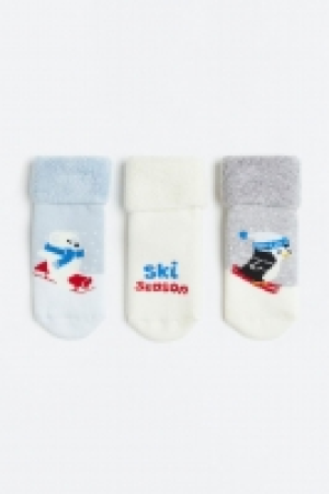 3er-Pack Antirutschsocken