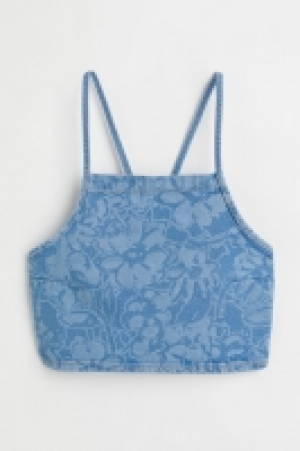 HM  Cropped Top aus Denim