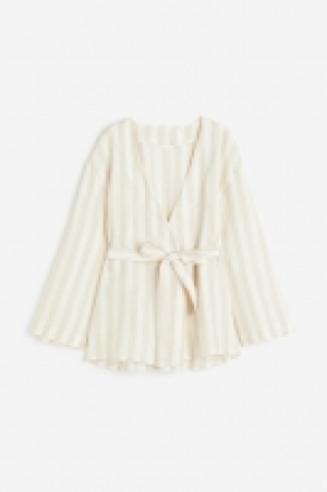 Loungewear-Jacke aus Leinen