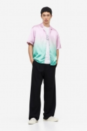 Freizeithemd aus Satin Relaxed Fit