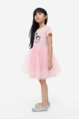 Tüllkleid mit Druck