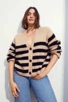 HM  Oversized Cardigan in Rippstrick