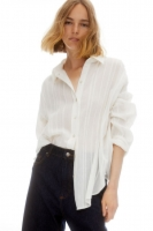 Crinklebluse in Oversize CHF 9.95