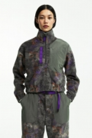 HM  Fleece-Sweatshirt mit Kurzreissverschluss
