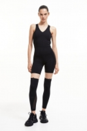 HM  DryMove Sport-Unitard mit Cut-out im Rücken