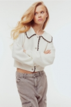 HM  Cardigan mit Bubikragen