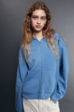 Oversized Hoodiejacke mit Zipper CHF 17.95