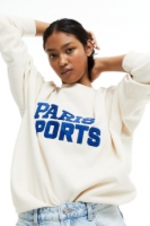 Oversized Sweatshirt mit Motiv CHF 26.95