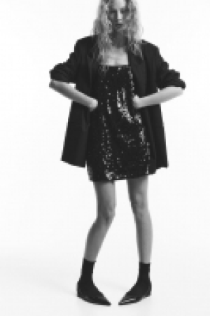 HM  Minikleid mit Pailletten