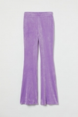 Gerippte Veloursleggings