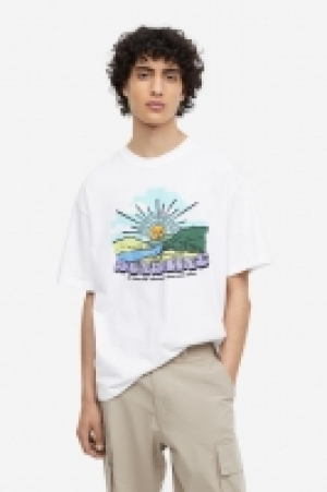 Bedrucktes T-Shirt in Loose Fit CHF 6.95