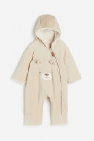HM  Pramsuit aus Velours mit Kapuze