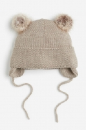 Fleecegefütterte Beanie mit Ohrenklappen