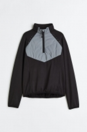 Reflektierendes Sportshirt mit Zipper