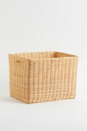 HM  Hoher Rattan-Aufbewahrungskorb