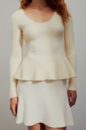 Geripptes Peplumshirt CHF 26.95
