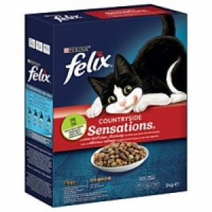 Qualipet  Felix Trockenfutter Sensations mit Fleisch 1kg