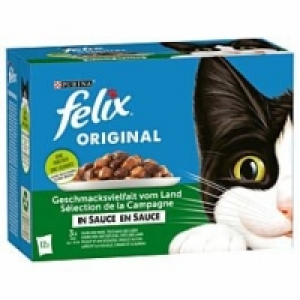 Felix Katzenfutter Original Geschmacksvielfalt vom Land in Sauce CHF 7.85