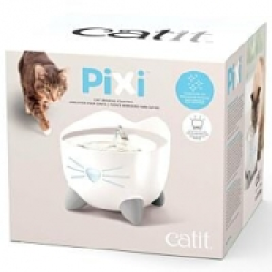 Qualipet  Catit Trinkbrunnen Pixi Fountain Stainless Steel für Katzen 2.5l