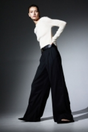 Weite Twillhose