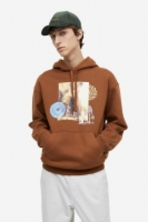 Bedruckter Hoodie in Loose Fit CHF 26.95