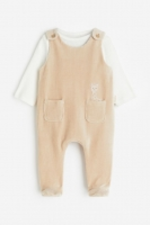 2-teiliges Set mit Body und Latzhose