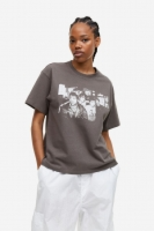 Oversized T-Shirt mit Print