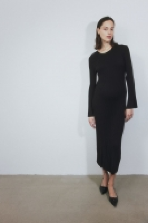 MAMA Midikleid aus Rippstrick