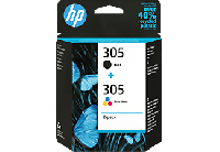 MediaMarkt Hp HP 305 (2-Pack) - Tintenpatrone (Schwarz/Cyan/Magenta/Gelb)