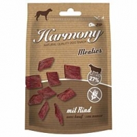Qualipet  Harmony Dog Natural Hundesnacks Meaties mit Rind 60g