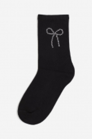 Socken mit Applikation