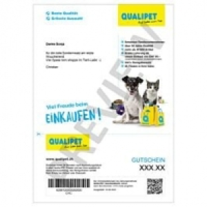 Qualipet  QUALIPET Geschenkgutschein zum Ausdrucken