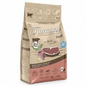 Qualipet  Harmony Cat Natural Trockenfutter kaltgepresst Adult Black Angus