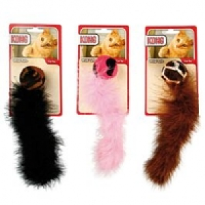 KONG Katzenspielzeug Active Wild Tails assortiert