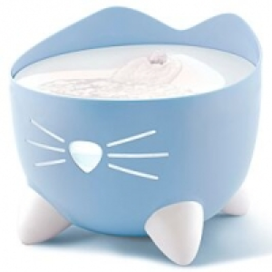 Qualipet  Catit Trinkbrunnen Pixi Fountain Light Blue für Katzen 2.5l