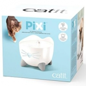 Qualipet  Catit Trinkbrunnen Pixi Fountain White für Katzen 2.5l