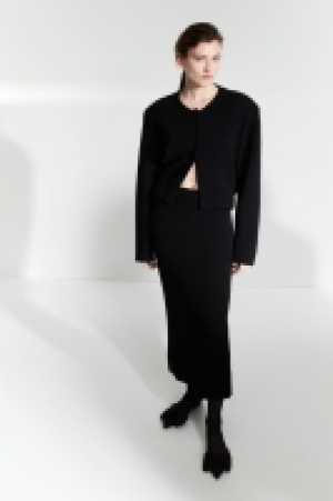 Cardigan mit Schulterpolstern