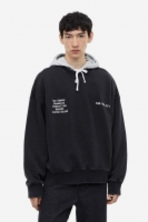 HM  Bedrucktes Sweatshirt in Oversized Fit