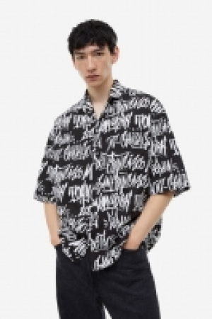 Gemustertes Freizeithemd Oversized Fit CHF 14.95