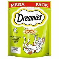 Qualipet  Dreamies MEGA PACK Katzensnack mit Thunfisch 180g
