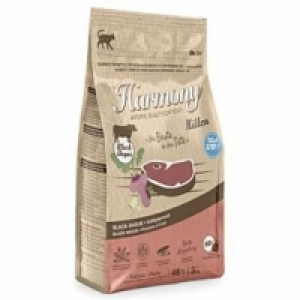 Qualipet  Harmony Cat Natural Trockenfutter kaltgepresst Kitten Black Angus