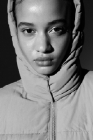 Lange Puffer-Jacke